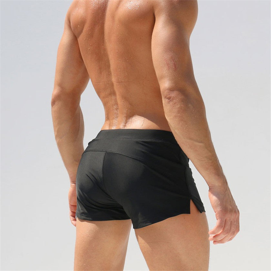 Men's Quick-Dry Swim Trunks with Side Pockets